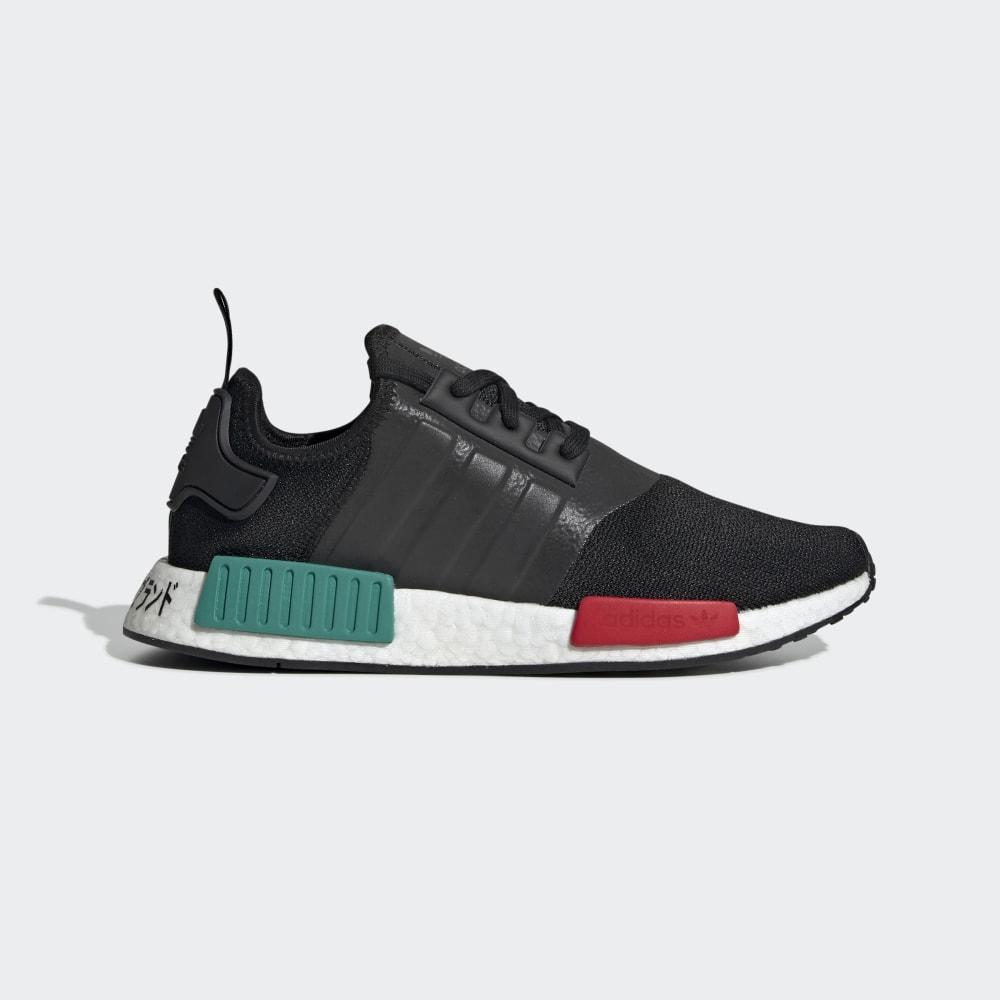 Originals Adidas NMD_R1 Dama Romania - Negrii/Verzi/Rosii EF4260